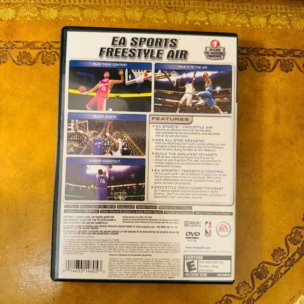 NBA Live 2005 Sony Playstation 2 Basketball Video Game